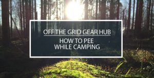 How to Pee While Camping
