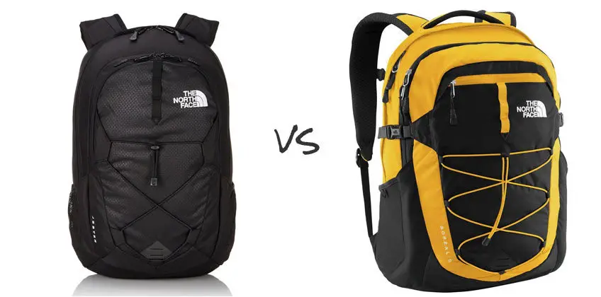 north face backpack borealis vs jester