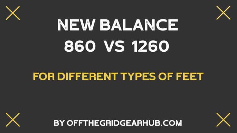 New Balance 860 vs 1260