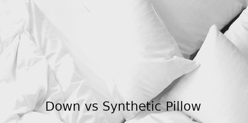Down Vs Synthetic Pillow